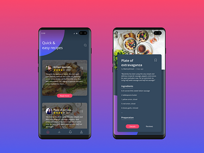 sNogu - recipe sharing app