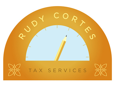Rudy Cortes Tax Services branding design graphic design logo logo design