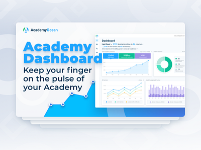 Academy Dashboard analytics dashboard data form graph grid interface metrics navigation product visualization