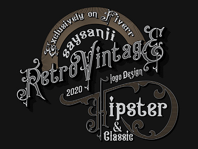 retro vintage logo