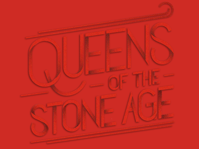 Queens of the Stone Age lettering qotsa typography
