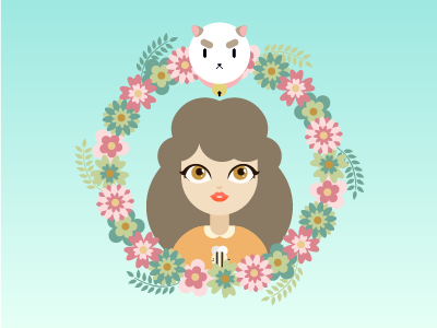 Bee & PuppyCat bee illustration puppycat vector