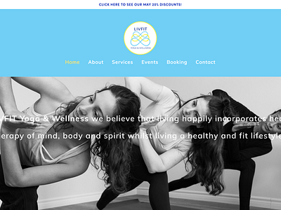 Livfit Homepage Layout Ccruth layout design web design wellness