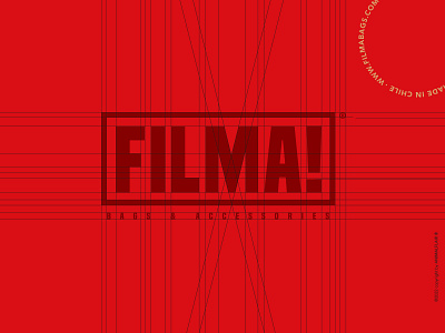 FILMA! bags branding graphic design logo