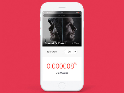 Calculator - Daily UI #04 4 app calculator daily ui iphone movie ui ux