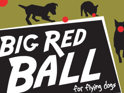 Big Red Ball illustration logo package design