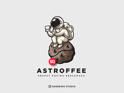 Cute Astronaut Coffee Design Logo adobeillustrator astronaut astronomy awesome awesome creative logos branding coffee cuteastronaut design esportlogo icon illustration logo logodesign logotype mascotlogo shirt typography vector