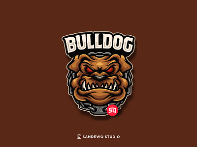 Bulldog Mascot Logo Design awesome awesome creative logos branding bulldog bulldogillustration bulldoglogo design illustration logo logodesign logotype vector