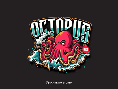 Octopus Logo Mascot Logo Design