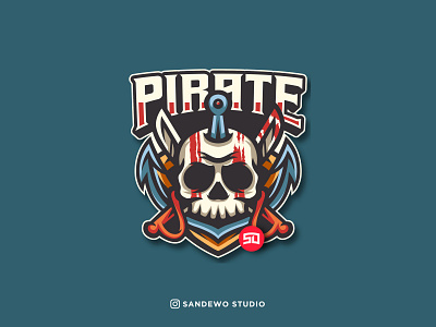 Pirate Mascot Logo Design adobeillustrator awesome awesome creative logos branding design icon illustration logo logodesign logotype mascotlogo pirate piratelogo piratreillustration vector