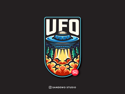 Ufo Mascot Logo Design alien alienlogo awesome awesome creative logos branding cartoon design icon illustration logo logodesign logotype mascotlogo shirt ufo ufologo vector