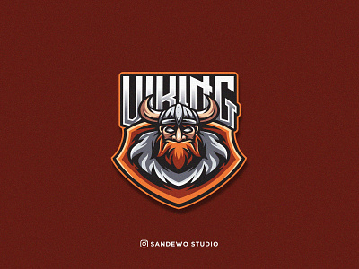 Viking Mascot Logo Design