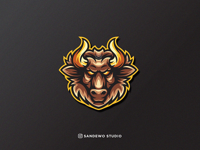 bull logo design awesome awesome creative logos branding bull bull art bull character bull design bull esport bull icon bull illustration bull logo bull mascot logo bull vector design illustration logo logodesign logotype mascot logo vector