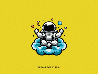 astronaut logo design astronaut art astronaut illustration astronaut logo astronaut mascot astronaut vector awesome awesome creative logos branding character logo cute astronaut design icon design icon illustration illustration logo logodesign logotype mascot design mascot logo vector