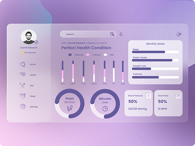 Fitness design figma figmadesign fitness ui ux