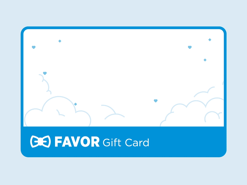 Favor Gift Cards