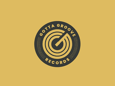 Gotta Groove Records brand identity branding logo music vector vinyl record