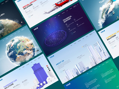 CALB web design ui ux website