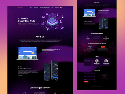 Artificial Intelligence Website Design