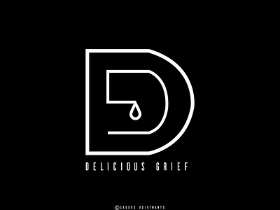 Design and branding by me "Delicious Grief" logo branding