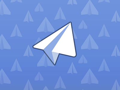 Keep In Touch Icon airplane icon paper plane