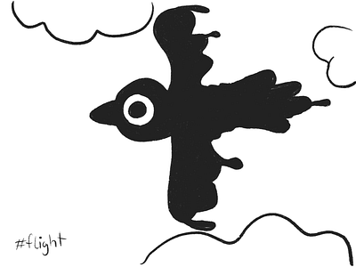 flight bird crow flight inktober inktober2020 inktober52 sparrow