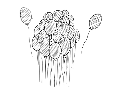 Balloon balloon float inktober inktober52