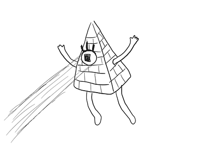 Yellow inktober inktober2020 inktober52 lazer pyramid