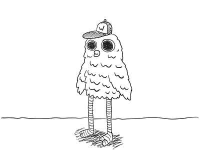 #2 Wisp hat inktober inktober2020 legs owl