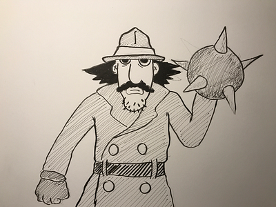 Inktober / 27 Coat coat inktober inktober2019 inspector