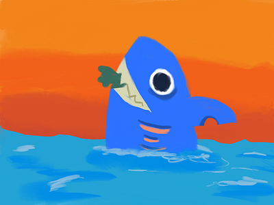 Huevember #19 huevember huevember2019 shark