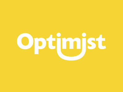 Optimist branding logo logotype