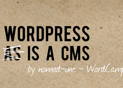 Wordpress Is Cms