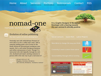 nomad-one.com redesign