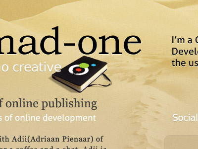 nomad-one.com redesign zoomed portfolio redesign wordpress