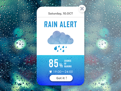 Daily UI 016 Pop up message adobe xd adobe xd design adobexd alert daily 100 challenge daily ui daily ui 016 daily ui challenge dailyui dailyuichallenge design pop up pop up design pop up ui popup rainforest ui weather weather forecast