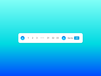 DailyUI 085 Pagination