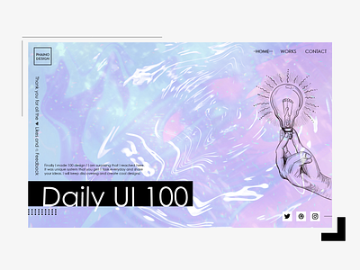 DailyUI 100 Redesign DailyUI Landing Page