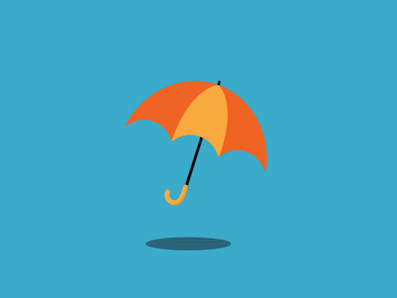 rainning after effect aftereffects animated gif animatedgif animation 2d gif animation rain raining umbrella