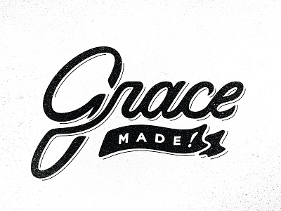 Grace-Made custom lettering logo typography