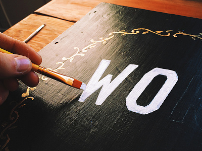Untitled Process art design hand lettering made meets painted signage typography