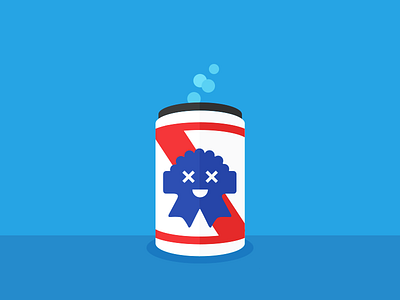 birp beer beverage can icon illustration pbr