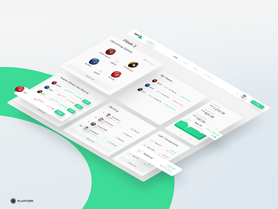 Fanvest - Web app dashboard