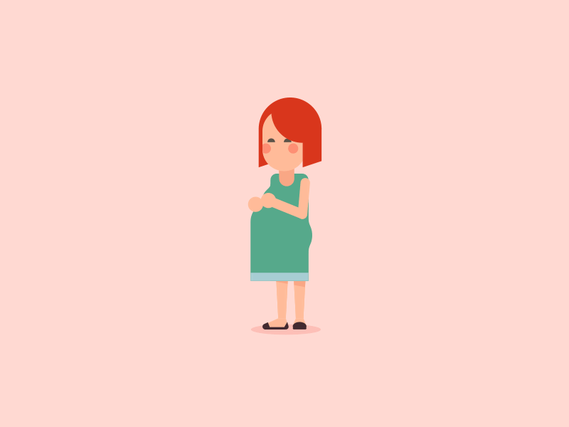 Birth ae animation birth child gif mother ui ux