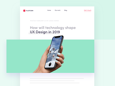 Blog: How will technology shape UX Design in 2019