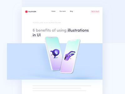 6 benefits of using illustrations in UI