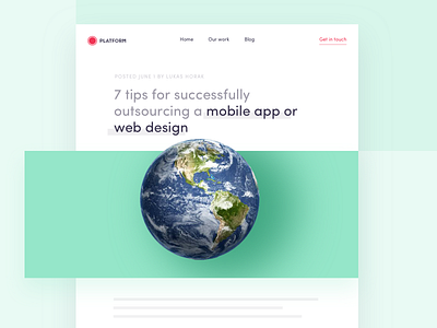 7 tips for successfully outsourcing a mobile app or web design