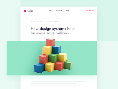 How design systems help businesses save millions app blog design design system design systems interface ui ux website