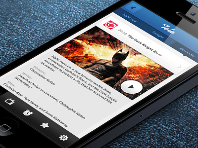 Tv app - Today's Best Movie 3d app batman button icon input iphone 5 movie play search settings tv