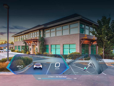 The Future of AR In Cars - Automatic Adaptation animation ar augmentedreality automotive automotive industry autonomous car car car interface cars case study dashboard design future futurism ui ux windshield